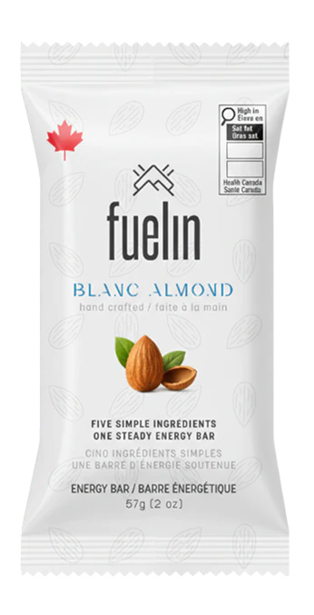 EMMO FOOD Blanc Almond real chocolate energy bar box of 12 – handcrafted natural snack